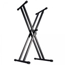 On-Stage Stands Double-X Keyboard Stand with Bolted Construction
