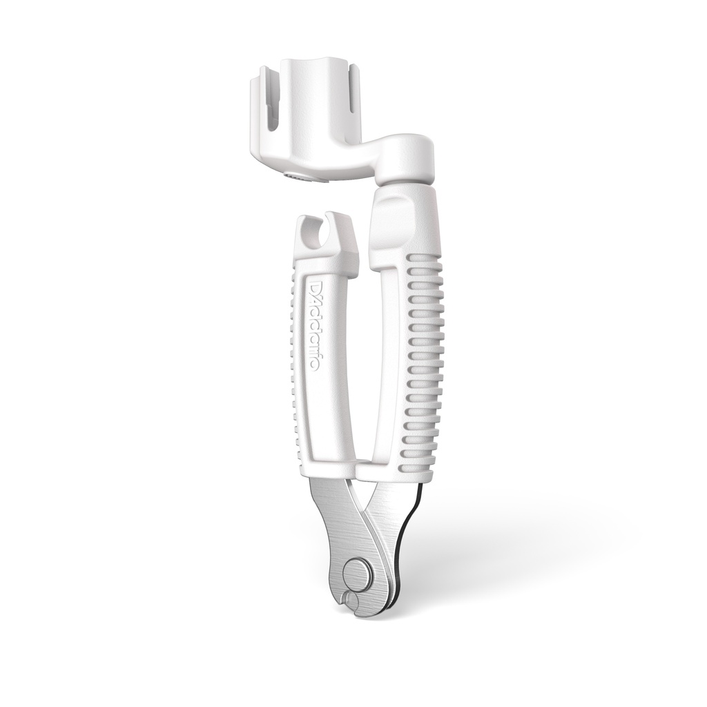 D'Addario Pro-Winder String Winder and Cutter, White