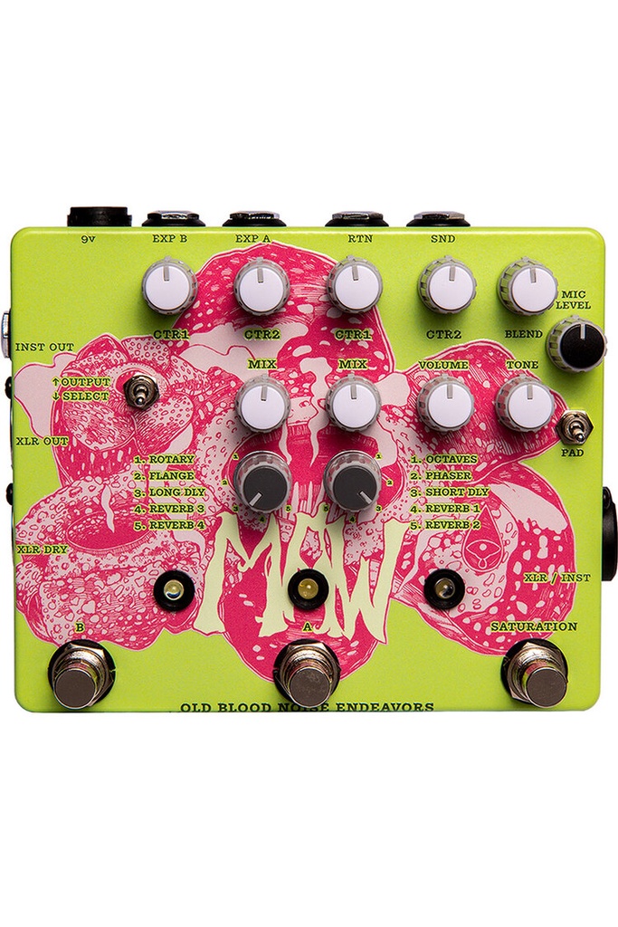 Old Blood Noise Endeavors Maw XLR Microphone Effects Pedal