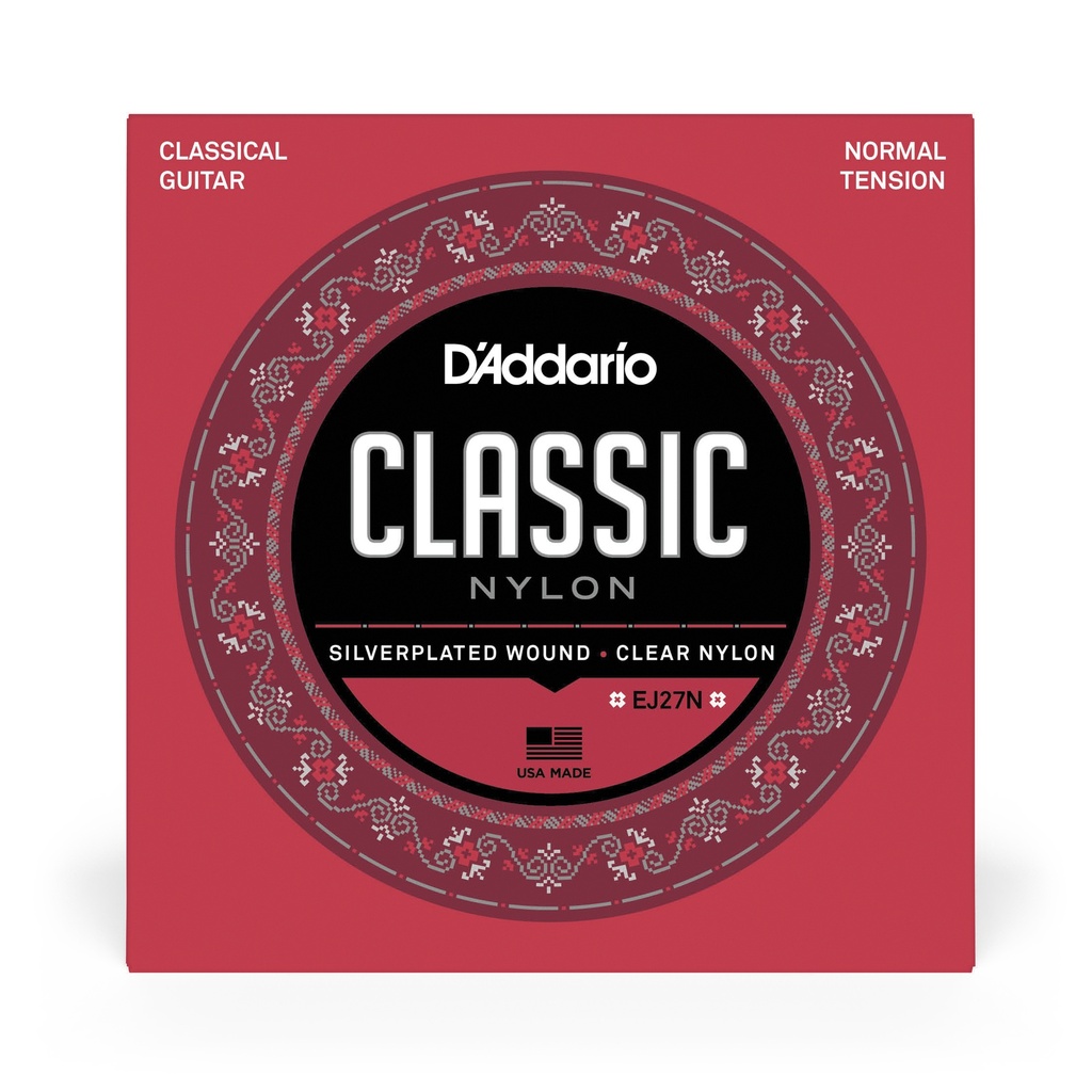 D'Addario Classic Nylon Strings, Normal Tension, EJ27N