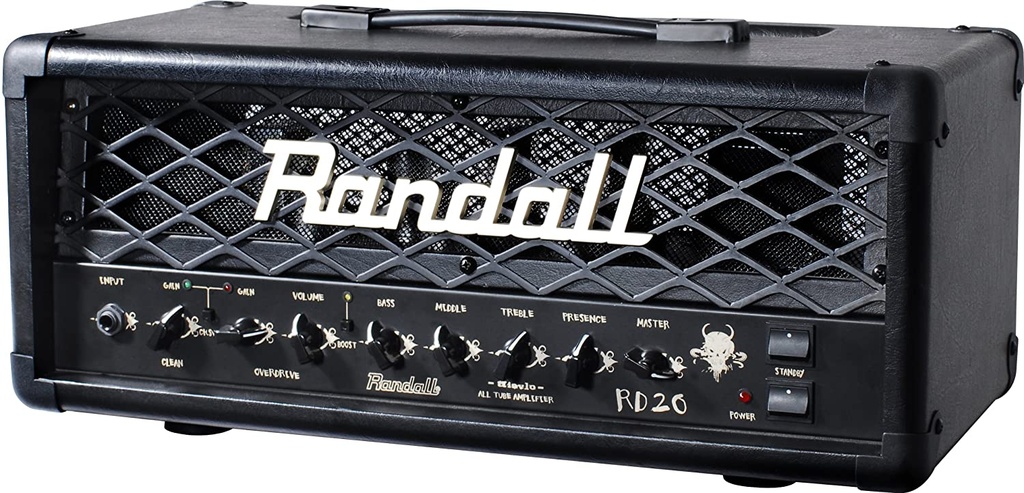 Randall Diavlo 20 Watt Tube Head with Footswitch, RD20H