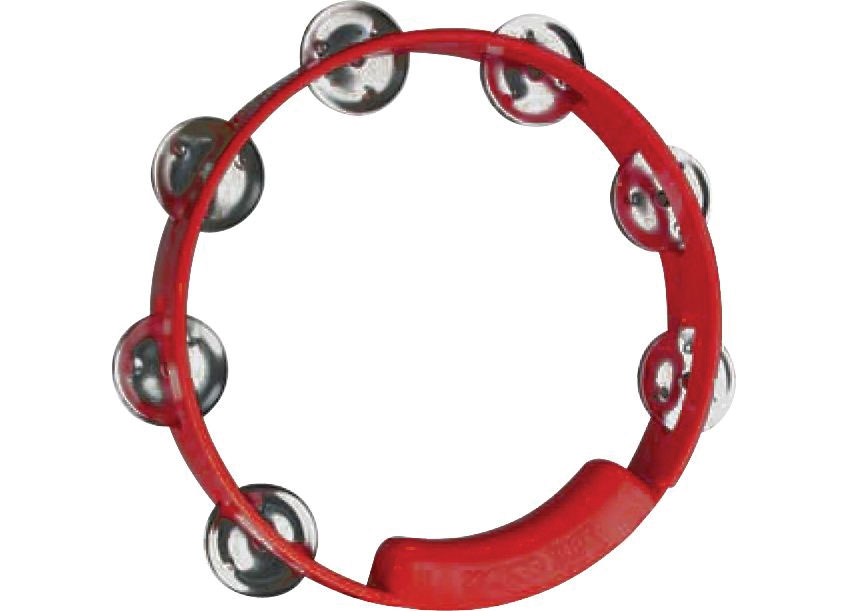 Rhythm Tech True Colors 8" Tambourine, Red with Nickel Jingles