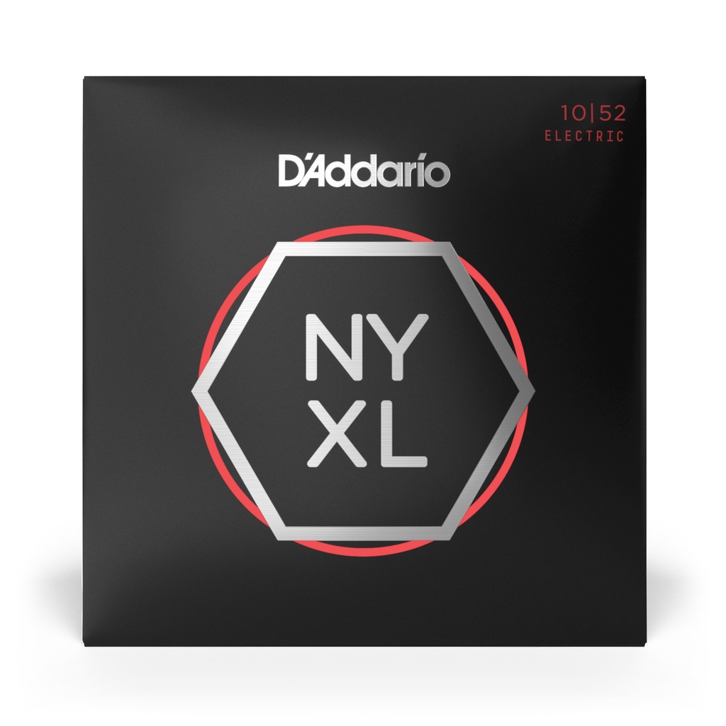 D'Addario NYXL 10-52 Light Top/Heavy Bottom Electric Strings, NYXL1052