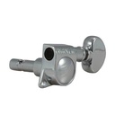 Grover 406C Mini Locking Rotomatics Machine Heads, 6-In-Line, Chrome