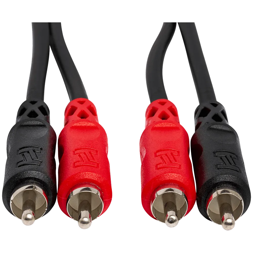 [CRA-201] Hosa CRA-201 Dual Cable, Dual Male RCA to Same, 1m