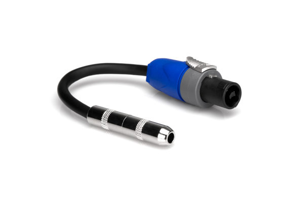 Hosa GSK-116 Speaker Cable Adapter, Female 1/4" TS to SpeakOn, 16 AWG