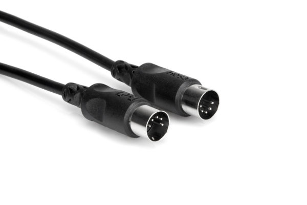 Hosa MID-310 MIDI Cable, Black, 10 ft