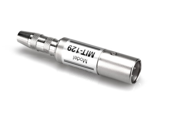 Hosa MIT-129 Impedance Transformer, Female 1/4" TS to Male XLR
