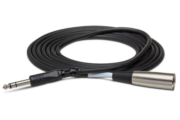 [STX-105M] Hosa STX-105M Balanced Cable, 1/4" TRS to Male XLR, 5 ft