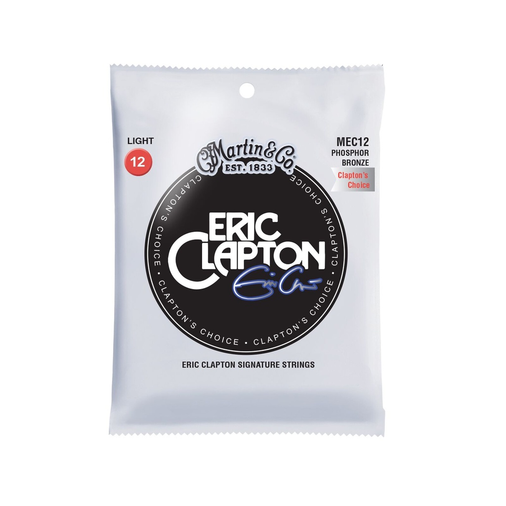 [MEC12] Martin MEC12 Eric Clapton Acoustic Guitar Strings. 92/8 Bronze 12-54