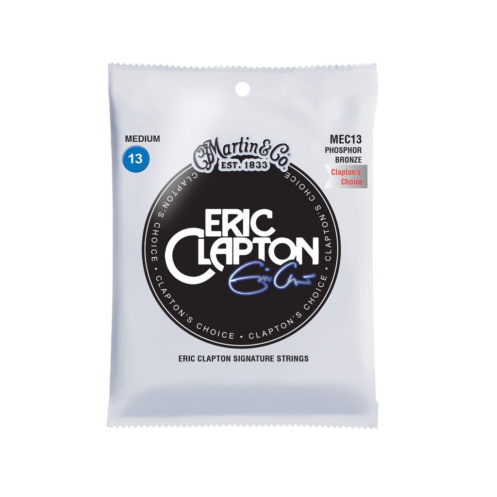 Martin MEC13 Eric Clapton Acoustic Guitar Strings, 92/8 Bronze, 13-56