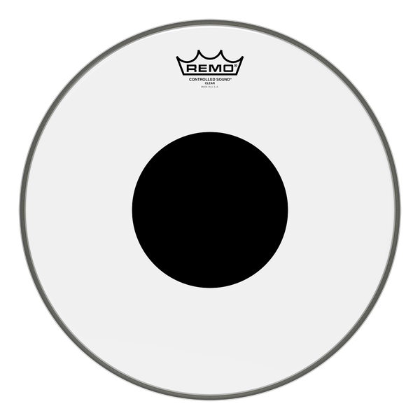 Remo CX-0114-10 Controlled Sound X Coated Bottom Black Dot Snare Drumhead, 14"