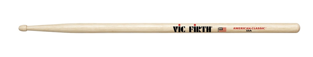 Vic Firth American Classic Hickory 55A Wood Tip