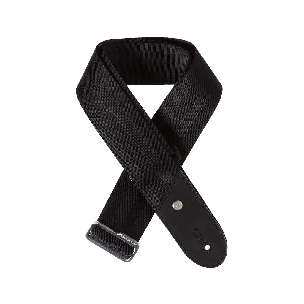 [M80-WAR-BLK] MONO Warsaw Guitar Strap, Manta Black