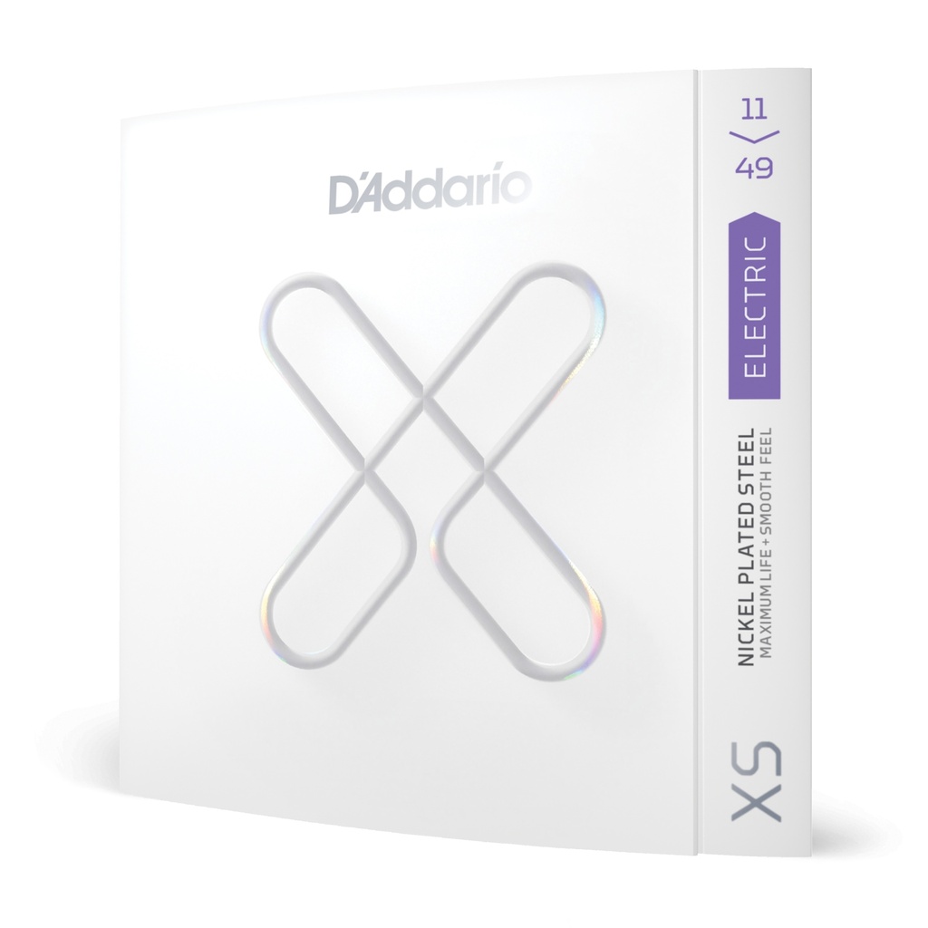 [XSE1149] D'Addario XS Nickel Coated Electric Guitar Strings, 11-49 Medium, XSE1149
