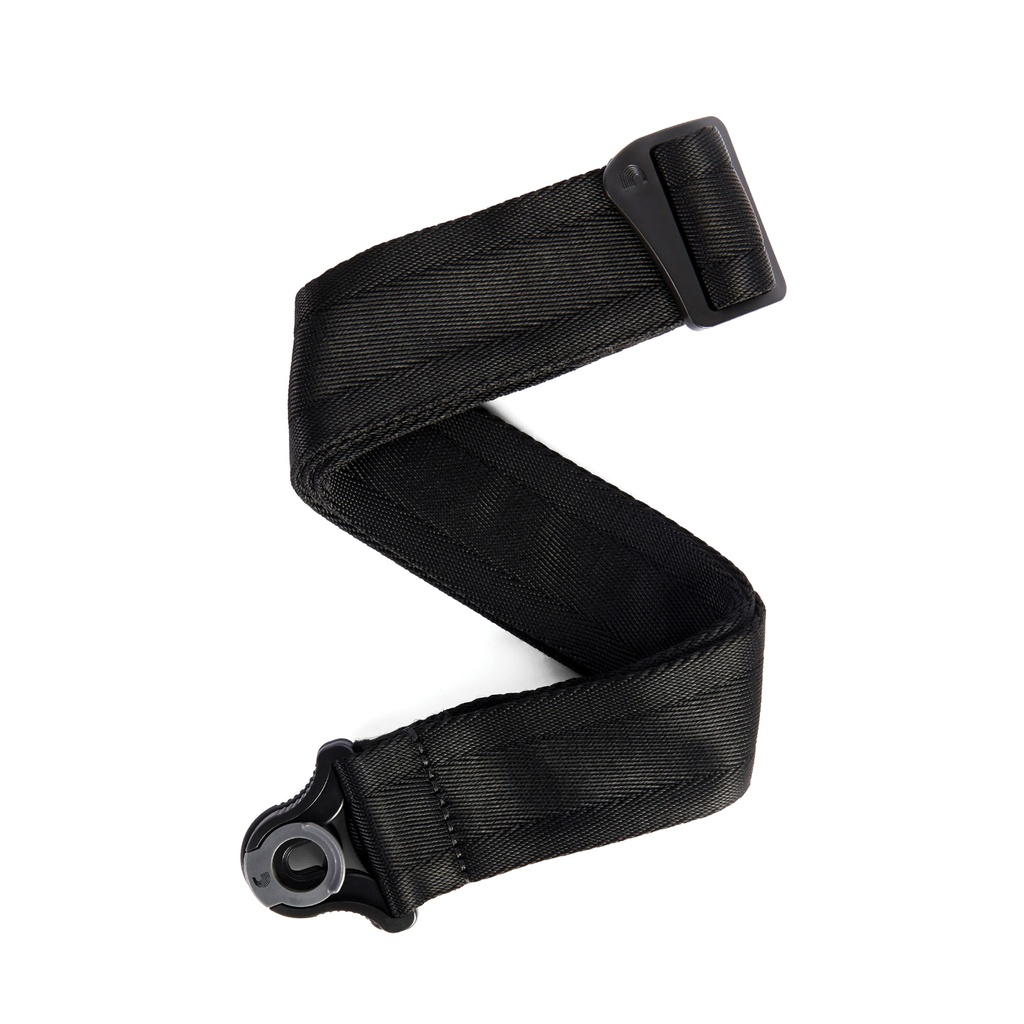 D'Addario Auto Lock Guitar Strap, Black