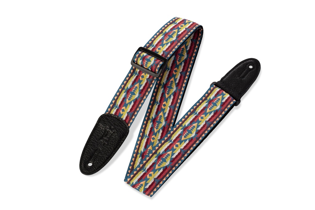 [M8HT-22] Levy's M8HT-22 2" Wide Jacquard Guitar Strap