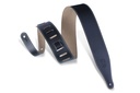 Levy's DM17-BLK 2 1/2" Wide Black Genuine Leather Guitar Strap