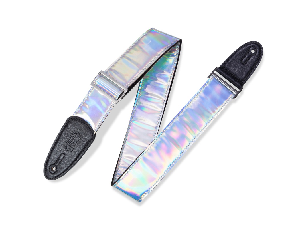 [M7SC-SIL] Levy's M7SC-SIL 2" Wide Vinyl Guitar Strap