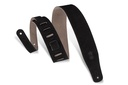 Levy's MS26 2-1/2" Wide Suede Guitar Strap, Black