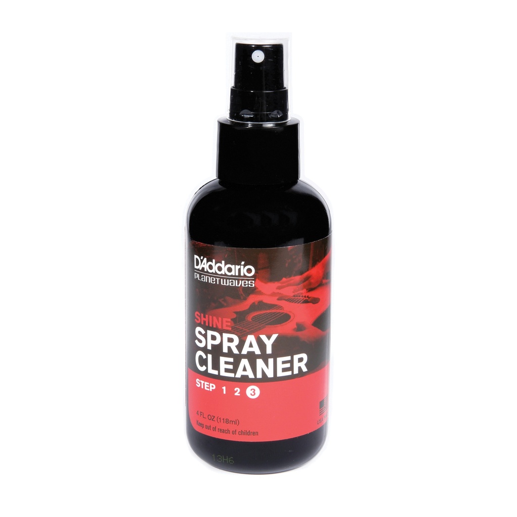 D'Addario Shine Instant Spray Cleaner, 4 oz