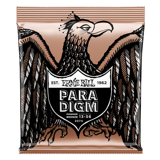 [P02074] Ernie Ball Paradigm Medium Phosphor Bronze Acoustic Guitar Strings - 13-56 Gauge