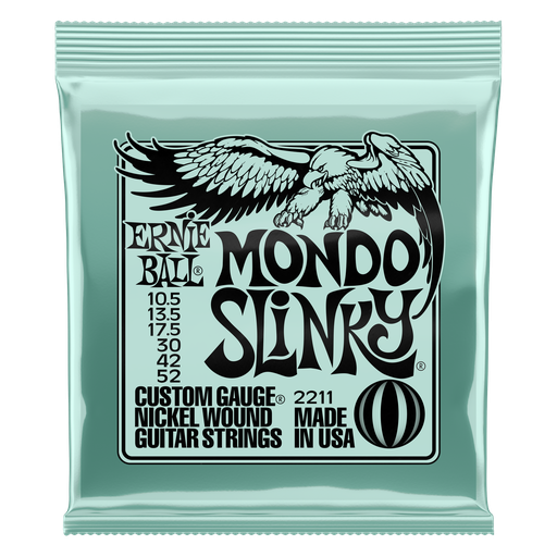 [P02211] Ernie Ball Mondo Slinky Nickel Wound Electric Guitar Strings 10.5 - 52 Gauge