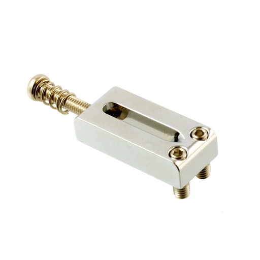 [BP-0022-010] Allparts BP-0022 Long Rectangular Bridge Saddles, Chrome