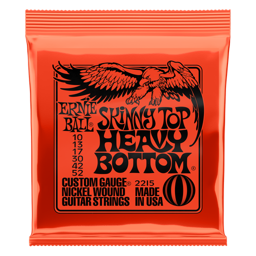 [P02215] Ernie Ball Skinny Top Heavy Bottom Slinky Nickel Wound Electric Guitar Strings - 10-52 Gauge