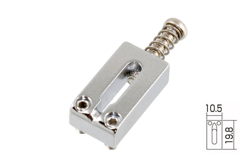 [BP-0127-010] Allparts BP-0127 Rectangular Bridge Saddles for Stratocaster®, Chrome