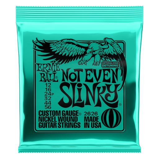 [P02626] Ernie Ball Not Even Slinky Nickel Wound Electric Guitar Strings - 12-56 Gauge