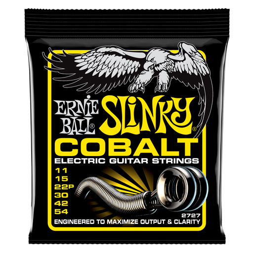 [P02727] Ernie Ball Beefy Slinky Cobalt Electric Guitar Strings - 11-54 Gauge