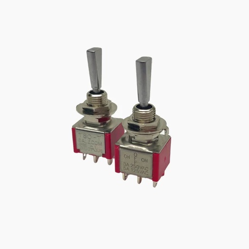 [EP-0082-010] Allparts EP-0082 On-Off-On Mini Switch, Chrome