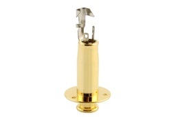 [EP-4605-002] Allparts EP-4605 Stereo End Pin Jack, Gold