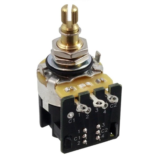 [EP-5586-000] Allparts EP-5586 Premium CTS 500K Push-Pull Split Audio Pot, Single item