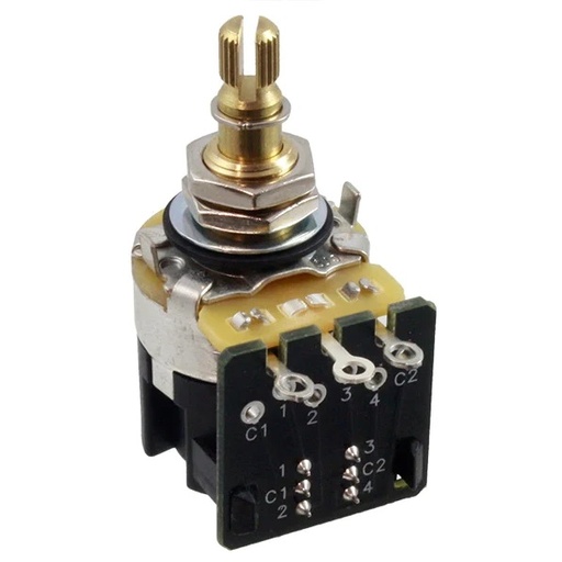 [EP-5586-000] Allparts EP-5586 Premium CTS 500K Push-Pull Split Audio Pot