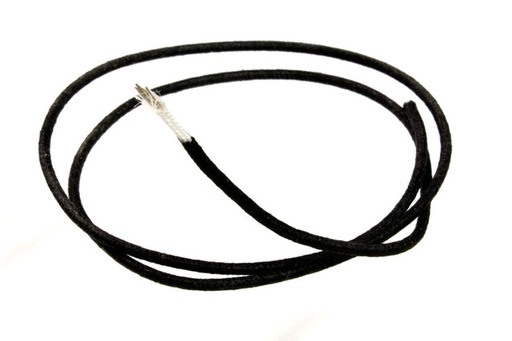 [GW-0820-023] Allparts GW-0820 Cloth Covered Stranded Wire, Black, 25 feet