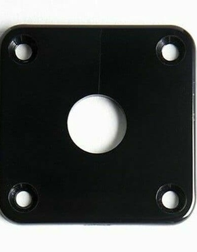 [AP-0633-023] Allparts AP-0633 Square Jackplate for Les Paul®, Black (plastic)