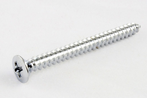 [GS-0005-010] Allparts GS-0005 Neckplate Screws, Chrome, Pack of 4