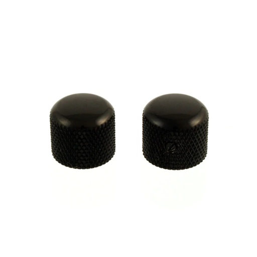 [MK-3150-003] Allparts MK-3150 Short Metal Dome Knobs, Black