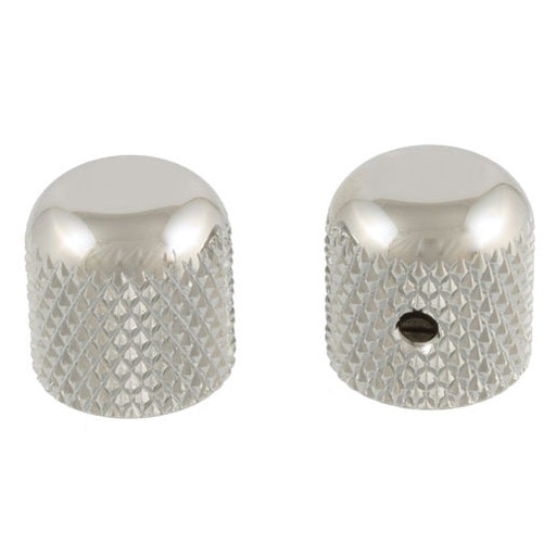 [MK-0110-001] Allparts MK-0110 Metal Dome Knobs, Nickel