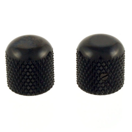 [MK-0110-003] Allparts MK-0110 Metal Dome Knobs, Black