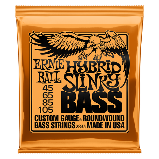 [P02833] Ernie Ball Hybrid Slinky Nickel Wound Electric Bass Strings - 45-105 Gauge