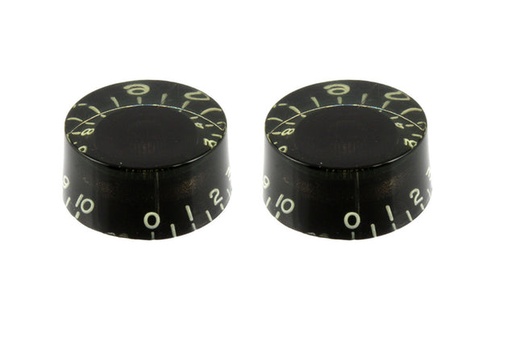 [PK-0134-023] Allparts PK-0134 Set of 2 Vintage-style Tinted Speed Knobs, Vintage tint