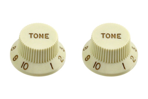 [PK-0153-024] Allparts PK-0153 Set of 2 Plastic Tone Knobs for Stratocaster®, Mint Green