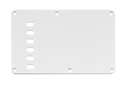 [PG-0556-025] Allparts PG-0556 Tremolo Spring Cover Backplate, White 1-ply .060