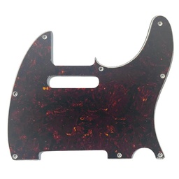[PG-0562-043] Allparts PG-0562 8-hole Pickguard for Telecaster®, Tortoise 3-ply (T/W/B) .090