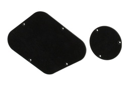[PG-0814-023] Allparts PG-0814 Backplates and Cover for Gibson® Les Paul®, Black