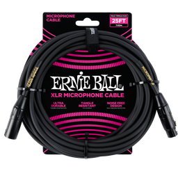 [P06073] Ernie Ball 25' Male / Female XLR Microphone Cable  