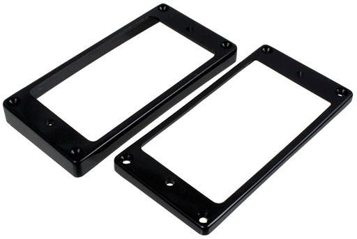 [PC-6733-023] Allparts PC-6733 Curved Humbucking Pickup Ring Set for Epiphone®, Black